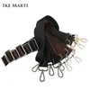 Bag Parts Accessories IKE MARTI Replacement Adjustable Bag Strap for Shoulder Bags Men Briefcase Luggage Messenger Strap Black Women Bag Accessories 230403