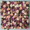 Decorative Flowers 1.2m Artificial Flower Wedding Decoration Background Wall Silk Rose Peony Hydrangea Tulip Mix Plant Simulation Row