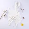 Blankets Baby Cotton Muslin Comforter Blanket Soft Born Sleeping Dolls Kids Lovely Sleep Toy Soothe Appease Towel Bibs Saliva