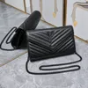 Moda Çantalar Omuz Lüks Tasarımcı Torbaları Metal Zincir Altın Gümüş Kadın Çanta Orijinal Deri Çanta Kapak Diagonal Messenger Crossbody Çanta Çanta