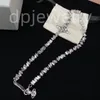 Collana con alfabeto Planet da donna di lusso superiore in oro 18 carati placcato argento 925, festa di moda, regalo di nozze, scelta di gioielli boutique 1003