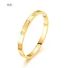 2023 explosive bracelet Bracelet Light Luxury High Grade Titanium Gold Exquisite Fashion Design Opening Girlfriend Bracelet Gold Hand Jewelry Girl Simple