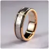 Simple Gorgeous 3Pcs/Set Women Wedding Rings Mosaic Two Tone Romantic Female Engagement Ring Fashion Jewelry