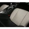 Housses de siège de voiture élégantes en cuir PU, tapis de coussin respirant avant et arrière