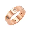 Designer amor anel anel amizade polegar titânio aço silverrings homens e mulheres diamante chapeamento de ouro jóias casais anel presente tamanho 5-11 selfcartring
