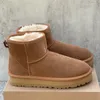 Tasman Pantoufles En Fourrure De Châtaigne Diapositives En Peau De Mouton Shearling Tazz Nouvelles Mules Femmes Hommes Ultra Mini Plateforme Botte Chaussures À Enfiler En Daim Confort Supérieur Automne Hiver