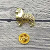 Brooches Shetland Sheepdog And Pins Trendy Animal Metal Suit Men Fashion Pet Jewellery