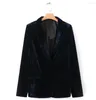 Twee stuk broek Velet Suits voor vrouwen voor vrouwen Offiec 2 Sets Blazer jas met lange mouwen breedbeen broek Formele feestjurk Reclay Prij -broekpak