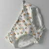 Sweet bow little floral baby cotton panties women's cotton crotch Fanny pack hip panties