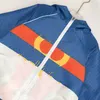 Nieuwe kinderjas met capuchon en lange mouwen Babyjas maat 100-150 Meerkleurige stiksels ontwerp jongens- en meisjeskleding Nov05