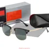Klasyczna marka projektowa okrągłe okulary przeciwsłoneczne kobiet Uv400 okulary metalowe złotą ramkę okulary mężczyźni lustro szklane okulary przeciwsłoneczne z pudełkiem 3016-A na sprzedaż
