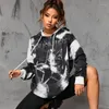 Dames Hoodies Bold Shade Gothic Donkere Tie Dye Print Sweatshirts Jaren '90 Grunge Streetwear Vrouwen Herfst Punk Capuchon Losse Pentagram Truien