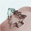 Baking Moulds 3pcs/Set Cookie Cutters 3D Stainless Steel Christmas Tree Mold Bakeware Biscuit Fondant Cake Cut Kitchen Embossing Mould