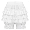 Kobiety damskie Kawaii Lolita dynia Kobiet koronkowy koks Bezpieczeństwo Bezpieczeństwo Krótkie spodnie Śliczne ciasto Knickery Japońskie JK Bloomers