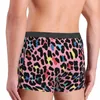 Caleçon Rainbow Leopard par Elebea Culottes Shorts Boxer Briefs Sous-vêtements pour hommes Imprimé