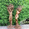 Decoratieve objecten Figurines Forest Godin Standbeeld Hars Tree God Sculpture Ornament Garden Crafts Creative Home Room Desk Decoration Accessories 230403