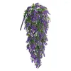 Decorative Flowers Beautiful Fake Flower Plastic Artificial Non-fading Hanging Vine Plant