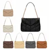 Sac Loulou Créateur de mode Sacs de luxe Sac à bandoulière en cuir véritable Bandoulière à chaîne Rabat classique Top-Quality Y-Shaped Women Puffer Sacs à main Pochette