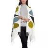 Schals Individuell bedruckter Kiely Orla Stem Bird Schal Männer Frauen Winter Warme Blumen Geometrische Schal Wrap