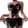 Vrouwelijke lingerie transparant mesh kanten ondergoed sets dames sexy bh's slipje set groothandel op voorraad