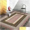 Carpets Europeanstyle Persian Living Room Carpet Bohemian El Lounge Rug Bedroom Bedside Nonslip Rugs Entry Door Mat Customiza Dhry9