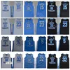 Karolina Północna Tar Heels College Vince Carter Jerseys 15 Michael 23 Luke Maye 32 Nassir Little Basketball Jerseys 5 Czarna niebieska biała