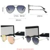 Designer-Sonnenbrille für Damen und Herren, Bee De Soleil, modische Metall-Sonnenbrille, Vintage, weiblich, männlich, UV400, mit Box