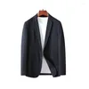 Ternos masculinos m-pequeno terno jaqueta masculina vestido formal de casamento high-end design sentido preto casual solto