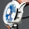 Top Time Shelby Cobra Quartz Chronograph Mens Watch A41315A71C1X2 Caixa de aço Azul Dial Stick Marcadores Couro Marrom Cronômetro 46mm Relógios Timezonewatch Z12c