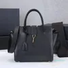 2023-7A High Quality Cowhide Black Handbag Designer Tote Bag Women Crossbody Bags Luxury Tote Handbag Shoulder Clutch Purse