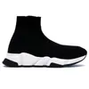 Runningskor designer Paris sock för mig kvinnor svart vit röd sneakers lopp löpare skor sport sneaker med låda