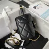 10A Hochwertige Designer-Mini-Kosmetiktasche 15 cm Damen-Schulterhandtasche aus echtem Leder Umhängetasche mit Box G2311310PE-3