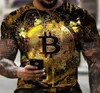 T-shirts pour hommes T-shirt Crypto Trading Traders Gold Coin Cotton Shirts4279301