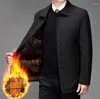 Men's Jackets M-4XL High-quality Middle-aged Stylish And Handsome Casual Jacket Autumn Winter Fleece Trench Coat