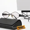 مصمم أزياء مصمم شمسي للنساء للنظارات الشمسية نفس النظارات الشمسية مثل Lisa Triomphe Beach Street Photo Sunnies Sunnies Metal Frame With Box Sonnenbrille