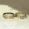 Trinity Ring Charms för kvinnodesigner storlek 678 för man par t0p kvalitet guld pläterade 18k officiella reproduktioner klassisk stil utsökt gåva med ruta 005