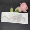 Temporary Tattoos Waterproof Temporary Tattoo Sticker Double Color Chinese Dragon Arm Leg Waterproof Body Art Fake Tattoo Men Women Big Size Z0403