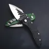 Specialerbjudande Stitch II EDC Pocket Folding Knife D2 Satin Blade Nylon Plus Fiberglass Handle Auto Tactical Survival Knives