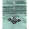 Tiffanyany collier émail coeur de pêche collier T édition 925 argent imprimé bleu rose Double coeur pendentif collier chaîne