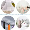Hooks 30/50PCS Transparent Strong Self Adhesive Wall Hook Hangers Suction Heavy Load Rack Cup Sucker For Bathroom Kitchen