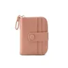 Card Holders Short Organ Bag High Quality Lychee Pattern Large Capacity Zipper Wallet Multi-card PU Leather Holder