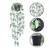 Fleurs décoratives plantes suspendues artificielles faux Eucalyptus en pot avec Pot pour décorations intérieures extérieures et de salon