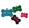 Dog Tagid Card Supplies Pet Home Garden Puppy Mental Pets Hunds Metal Tom Military ID Taggar Aluminiumlegering Armé No Chain