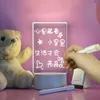 Luci notturne LED Note Board Luce notturna Messaggio USB Lavagna in acrilico Lampada da tavolo Memo Light con penna Regalo per bambini Fidanzata Decorazione domestica P230331