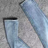 Jeans da uomo firmati Jeans con triangolo con alfabeto ricamato Pantaloni europei elasticizzati coreani da uomo slim-fit