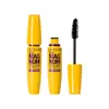 Mascara Fibra waterproof con riccioli lunghi, folti, naturali, a lunga tenuta e non macchia effetto "Yellow Fat" occhio nero