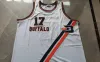 Custom Chen37 Custom Basketball Jersey Men Młodzież Kobiety Josh Allen Buffalo Braves Rozmiar S-2xl lub dowolne koszulki nazwiska i numeru numeru