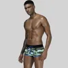 Underpants BSes85 Men's Panties Thin Breathable Four-corner Trouser Head Elastic Sexy Unmarked Flat-corner Pants Camouflage Youth