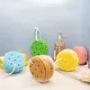 Baby Bath Sponge Round Body Clean Soft Shower Foaming Sponge for Children Baby Solid Color