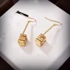 Designer Gold Stud Loe Mautes d'oreilles pour femmes Brincos Pendants Géométriques Sier Brands d'oreille Bijoux de mode d'oreille Fashion Hoop Earring Woman Designers Boucles d'oreilles Cadeaux 65